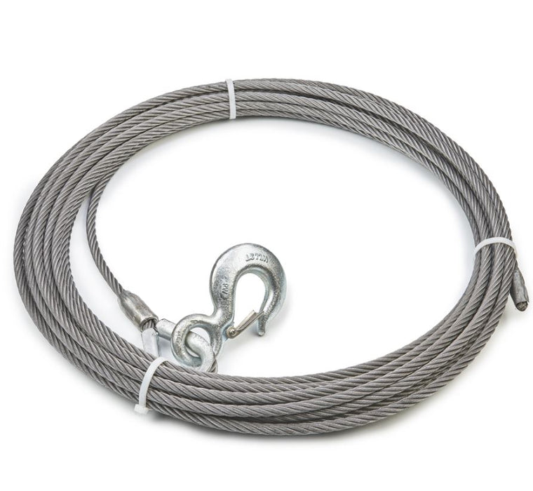 Warn 23677 WIRE ROPE ASSEMBLY 7/16 Inch Diameter x 75 Foot Length