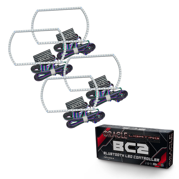 ORACLE Headlight Projector Halo, ColorSHIFT, with BC2 Controller, Chevrolet Silverado (2014-2015)