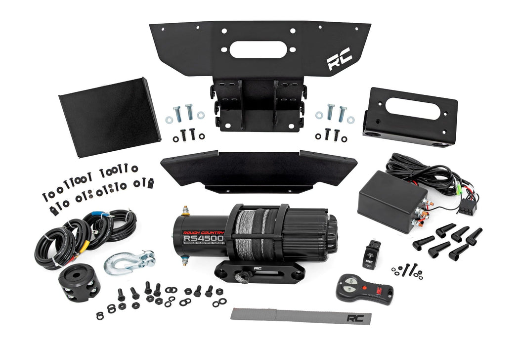 Rough Country Winch Mount - Front - RS4500S | Polaris RZR XP1000-4 (2024)