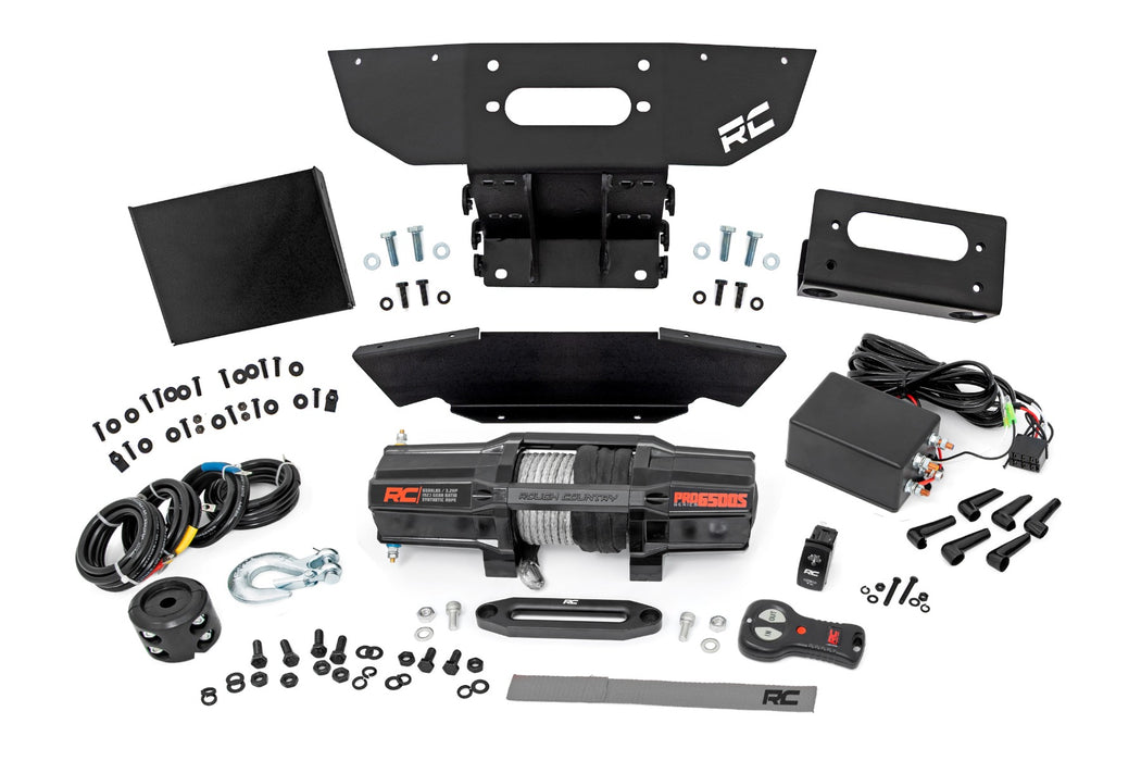 Rough Country Winch Mount - Front - RS6500S | Polaris RZR XP1000-4 (2024)