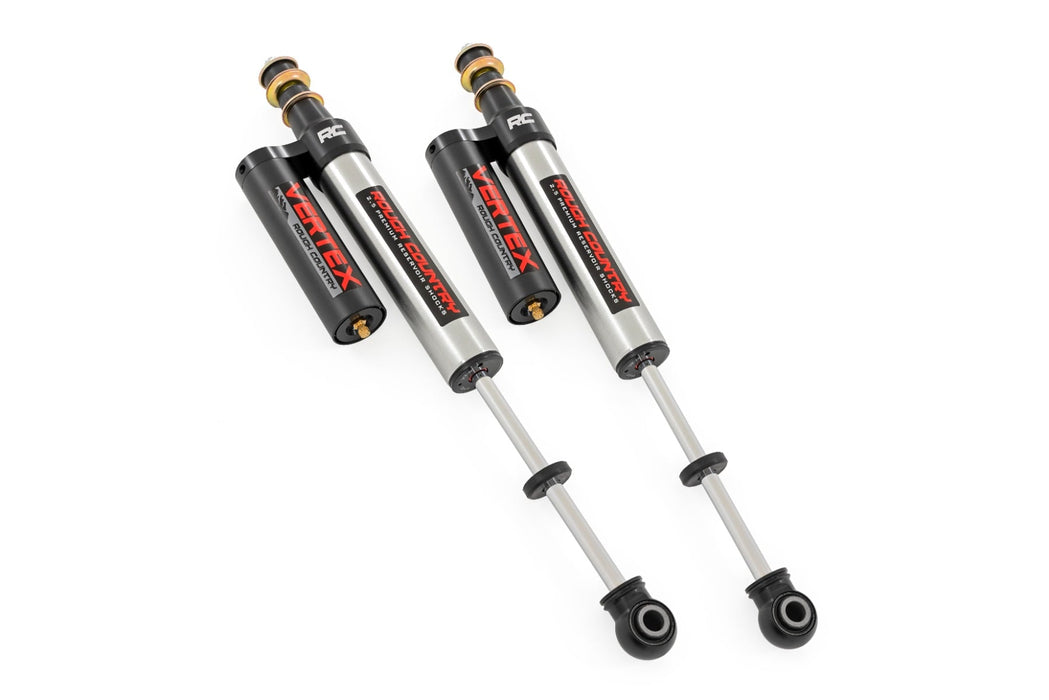 Rough Country Vertex 2.5 Reservoir Rear Shocks - 2-3.5" | Toyota Tacoma 4WD (2024-2026)