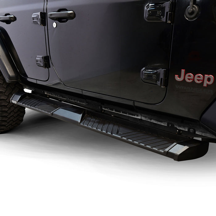 Westin AT6 Running Boards | Textured Black | Jeep Wrangler JL (2018-2026) | P/N 24-64065, view 8