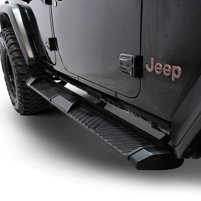 Westin AT6 Running Boards | Textured Black | Jeep Wrangler JL (2018-2026) | P/N 24-64065, view 11