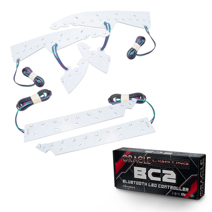 ORACLE 2014-2015 GMC Sierra ColorSHIFT Headlight DRL Upgrade Kit - with BC2 Controller