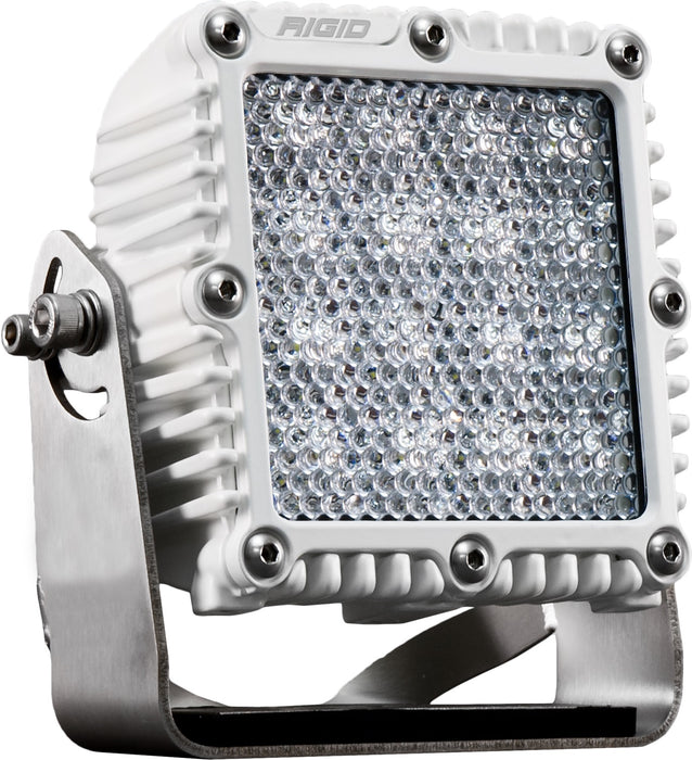 RIGID Industries 245513 Q-Series PRO LED Light, Flood Diffused, White Housing, Single