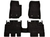All-Weather Floor Mats, 2 Front and 1 Second Row, Black