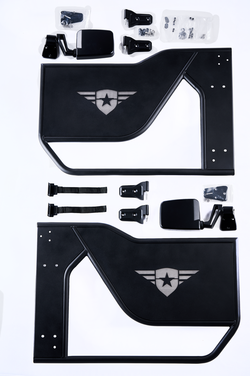 Combat Off Road Tube Doors - Front Pair | Jeep JL/JLU Wrangler (18-26) | P/N 25-1046