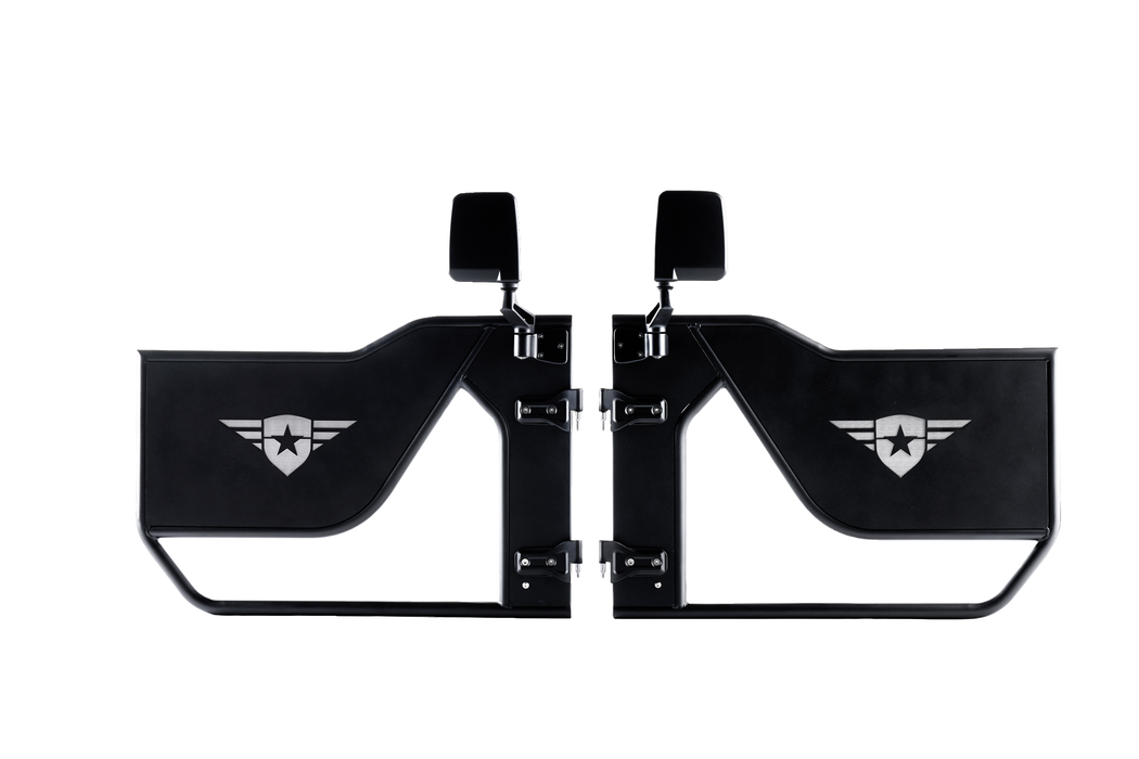 Combat Off Road Tube Doors - Front Pair | Jeep JL/JLU Wrangler (18-26) | P/N 25-1046