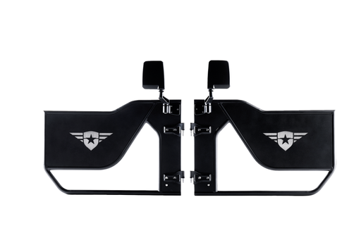 Combat Off Road Tube Doors - Front Pair | Jeep JL/JLU Wrangler (18-26) | P/N 25-1046