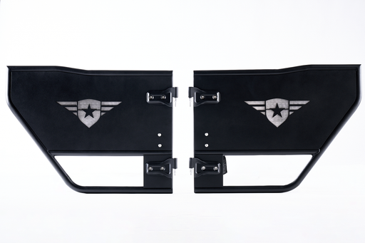 Combat Off Road Tube Doors - Rear Pair | Jeep JL/JLU Wrangler (18-26) | P/N 25-1049
