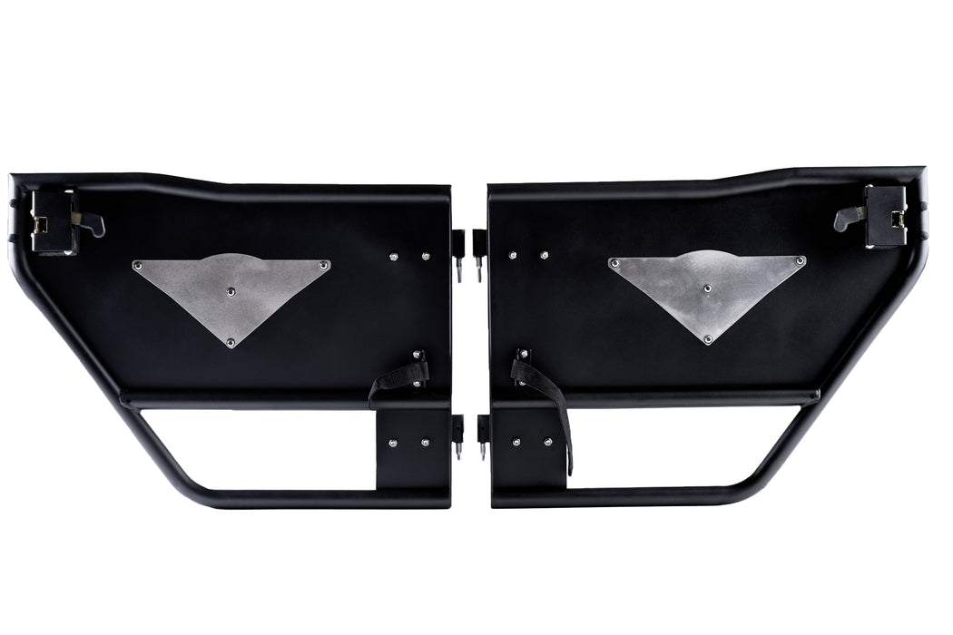 Combat Off Road Mission Tube Doors - Rear Pair | Jeep Wrangler JL/JLU (18-26) | P/N 25-1049