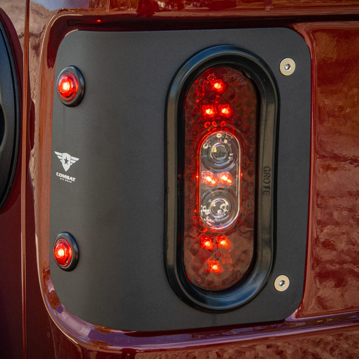 Combat Off Road Tail Gunner LED Tail Lights - Black | Jeep Wrangler JL/JLU (18-26) | P/N 25-1050