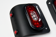 Combat Off Road Tail Gunner LED Tail Lights - Black | Jeep Wrangler JL/JLU (18-26) | P/N 25-1050