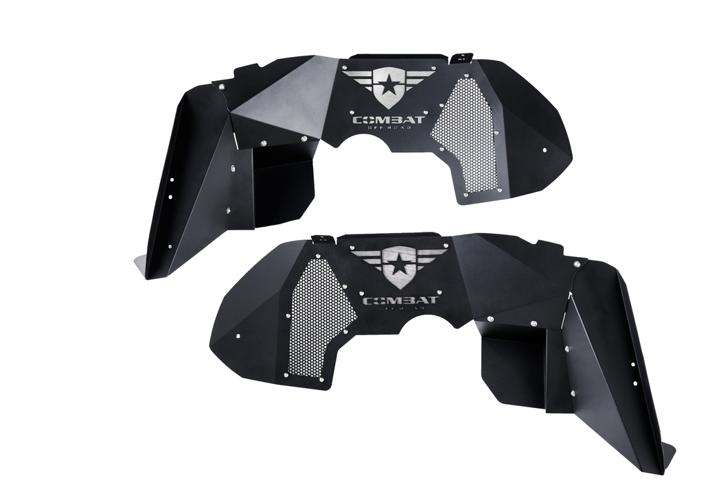 Combat Off Road Aluminum Inner Fender Liners - Front Pair | Jeep JL/JLU Wrangler (18-26) | P/N 25-1066