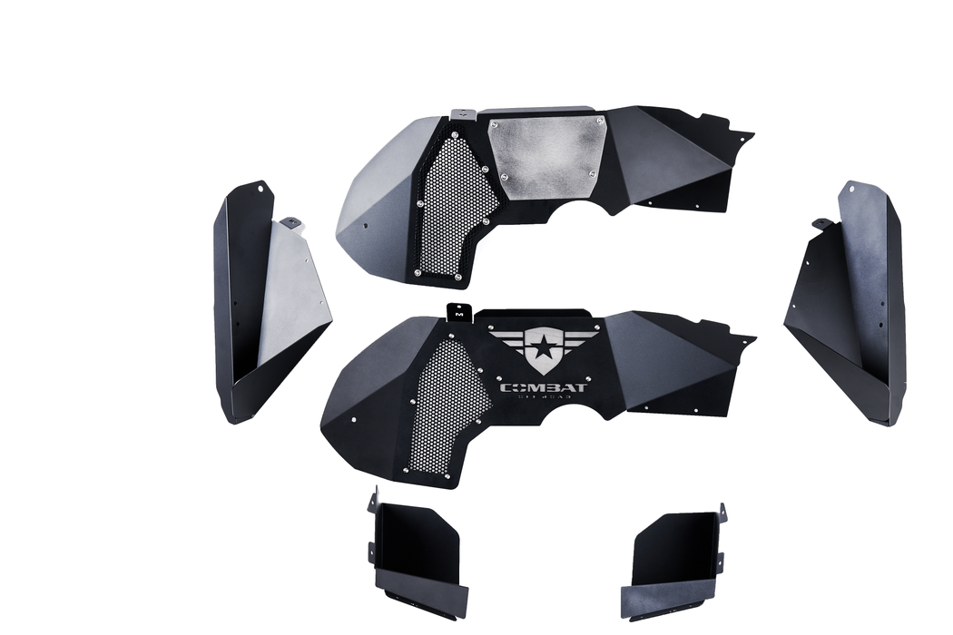 Combat Off Road Battle Ready Aluminum Inner Fenders - Front | Jeep Wrangler JL/JLU (18-26) | P/N 25-1066