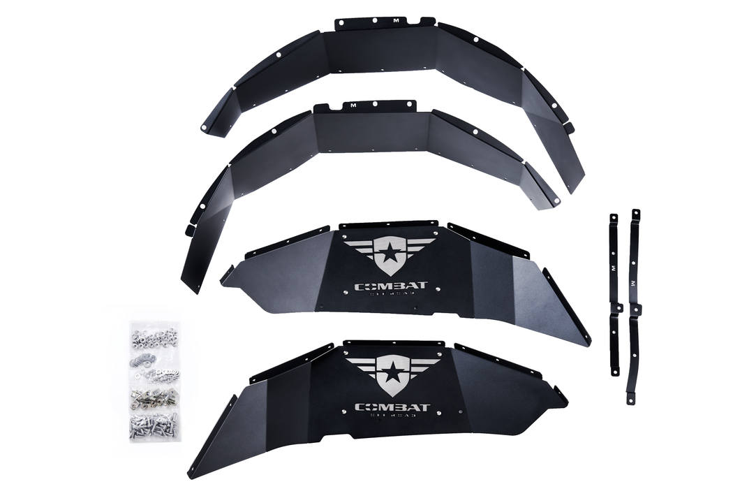 Combat Off Road Aluminum Inner Fender Liners - Rear Pair | Jeep JL/JLU Wrangler (18-26) | P/N 25-1069