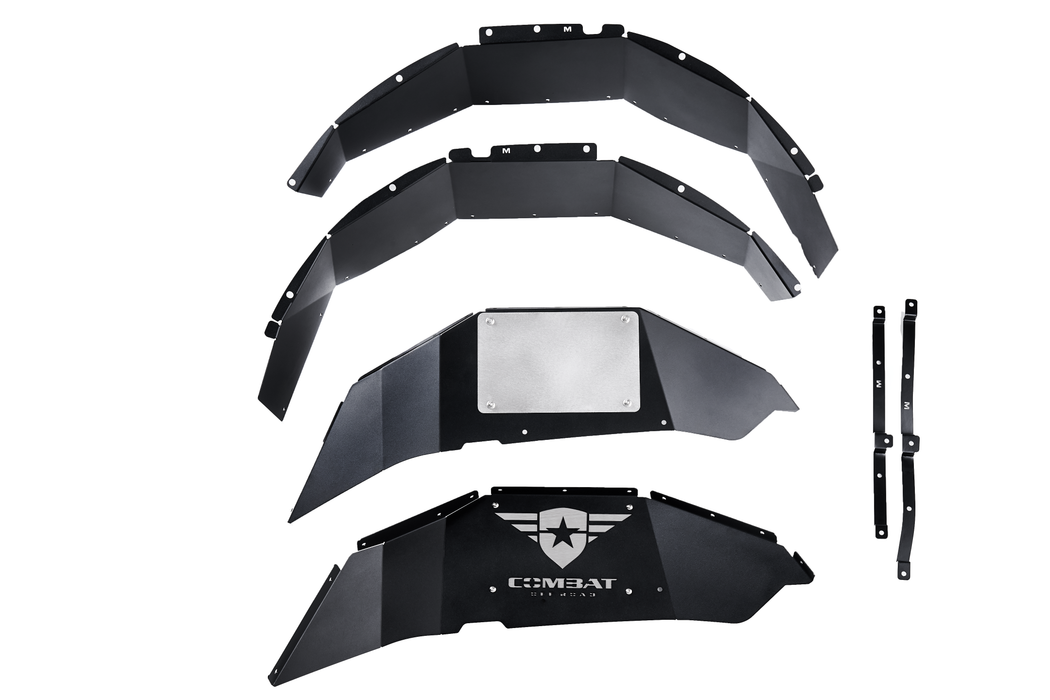 Combat Off Road Battle Ready Aluminum Inner Fenders - Rear | Jeep Wrangler JL/JLU (18-26) | P/N 25-1069