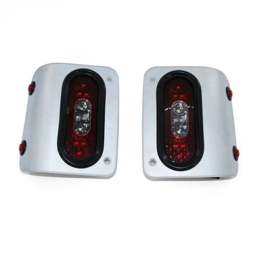 Combat Off Road Off Road LED Tail Light Kit - Raw | Jeep JL/JLU Wrangler (18-20, 22-26) | P/N 25-1150