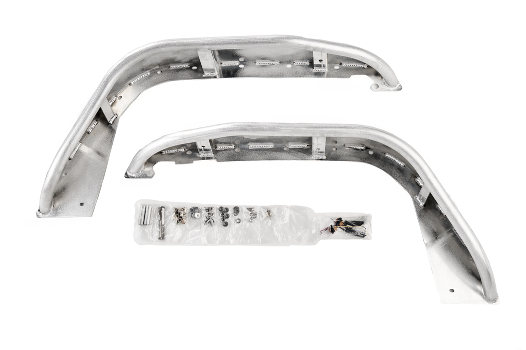 Combat Off Road Full Assault Aluminum Fender Kit - Raw - Front | Jeep Wrangler JL/JLU (18-26) | P/N 25-1176