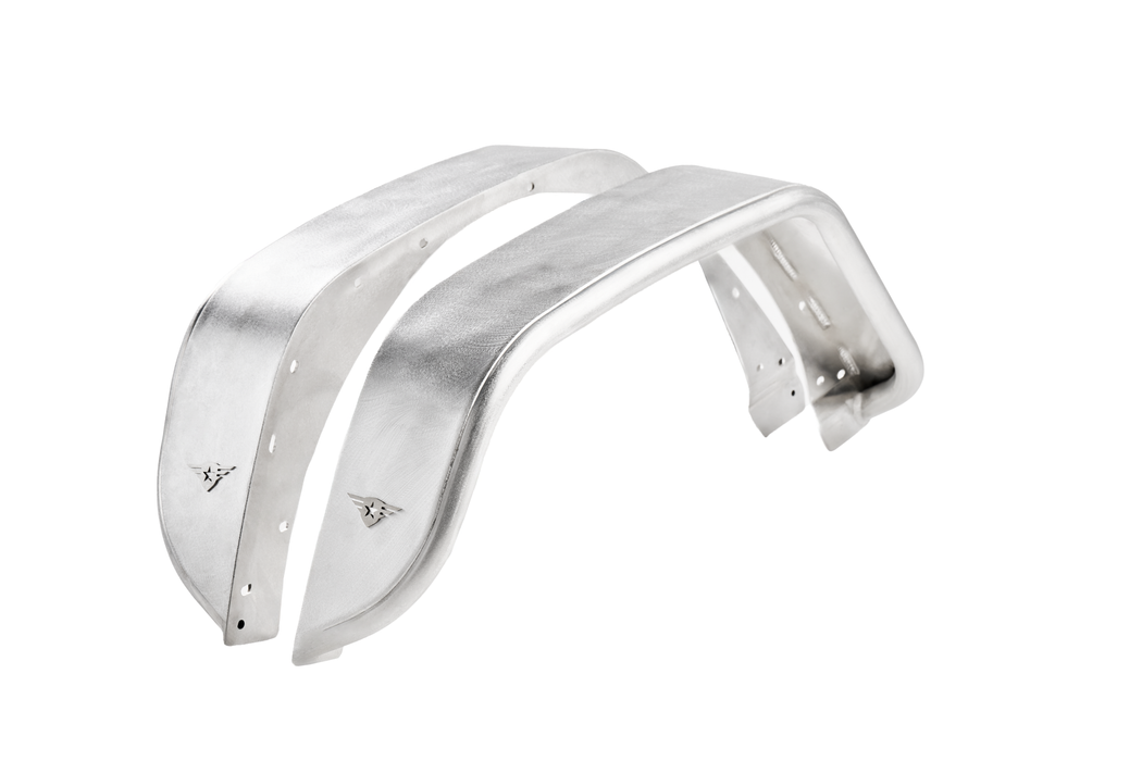 Combat Off Road Full Assault Aluminum Fender Kit - Raw - Rear | Jeep Wrangler JL/JLU (18-26) | P/N 25-1179
