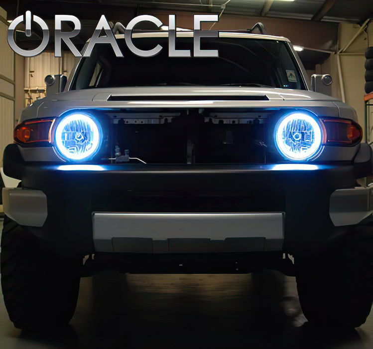 ORACLE LED Headlight Halo Kit, White, Toyota FJ Cruiser (2007-2014), view 2