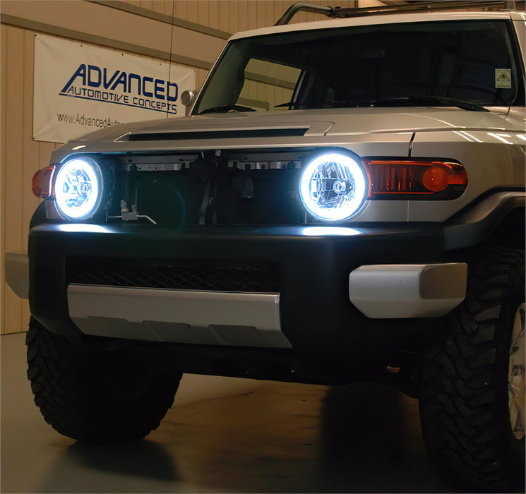 ORACLE LED Headlight Halo Kit, White, Toyota FJ Cruiser (2007-2014), view 3