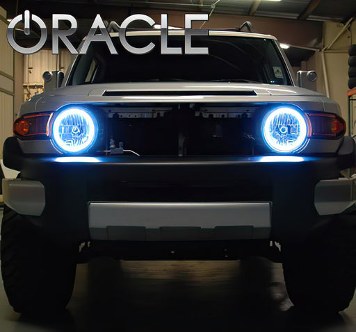 ORACLE Headlight Halo, ColorSHIFT, with Simple Controller, Toyota FJ Cruiser (2007-2014), view 2