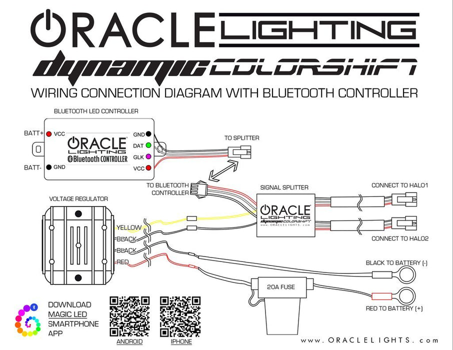 ORACLE Dynamic ColorSHIFT Headlight DRL Upgrade Kit, Ford F-250/350 Superduty (2017-2019), view 2