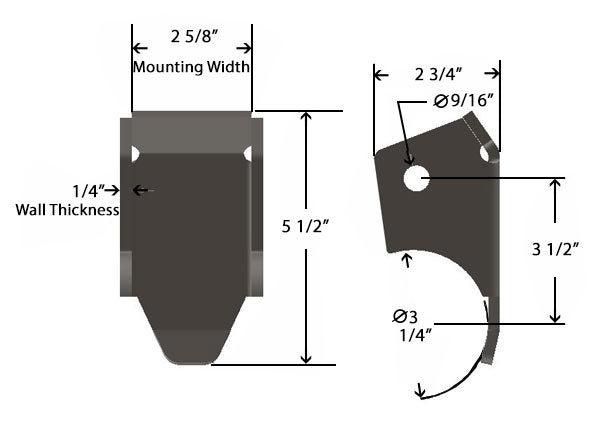 Universal Axle Bracket Kit