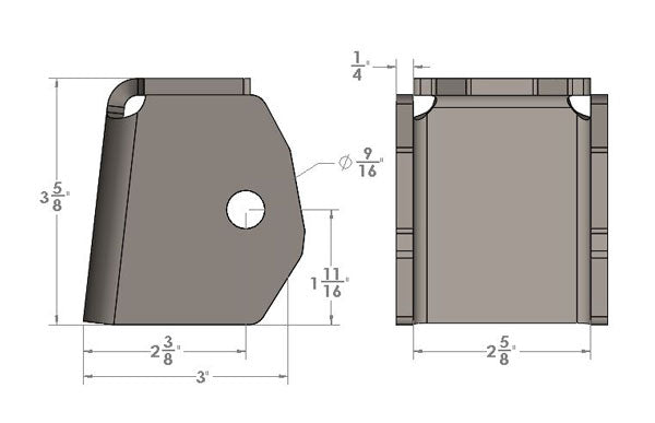Universal Axle Bracket Kit