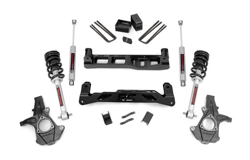 Rough Country 5 Inch Lift Kit, N3 Struts, Chevy/GMC 1500 2WD (2007-2013)