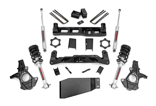 Rough Country 5 Inch Lift Kit, N3 Strut, Chevy/GMC 1500 4WD (2007-2013)