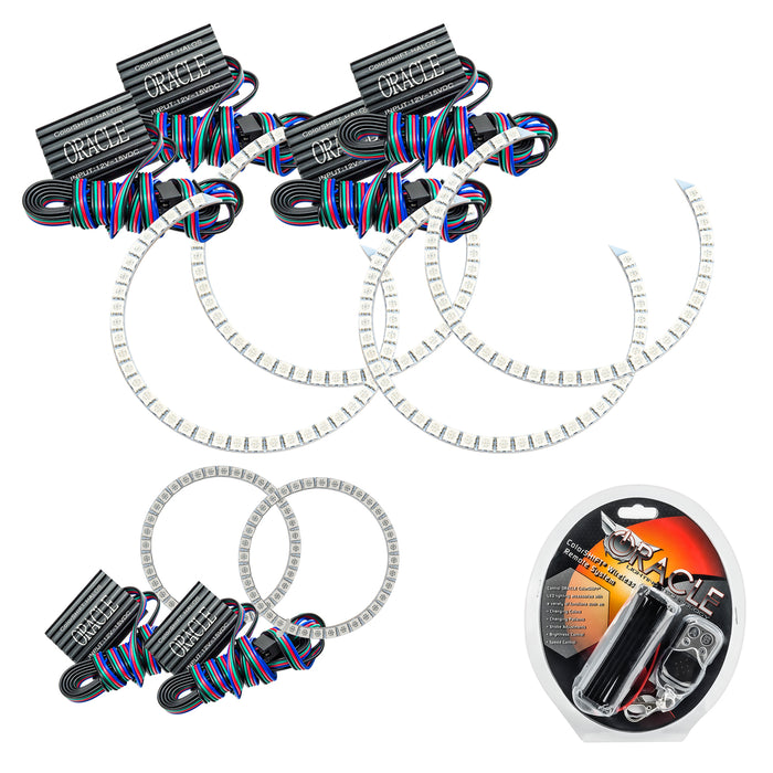 ORACLE 2011-2013 Jeep Grand Cherokee Headlight Triple Halo - ColorSHIFT - with RF Controller
