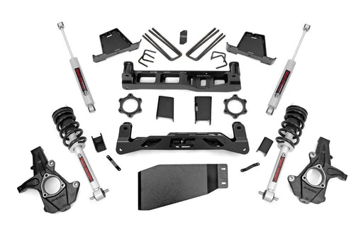Rough Country 7.5 Inch Lift Kit, N3 Struts, Chevy/GMC 1500 4WD (2007-2013), view 2