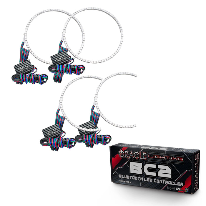 ORACLE 2004-2006 Dodge Durango LED Headlight Halo Kit - ColorSHIFT - with BC2 Controller