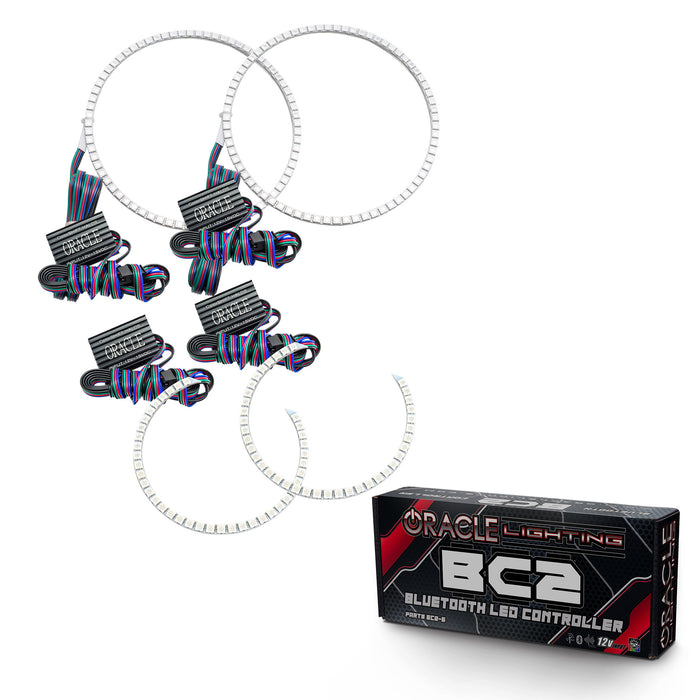 ORACLE 2011-2013 Dodge Durango LED Headlight Halo Kit - ColorSHIFT - with BC2 Controller