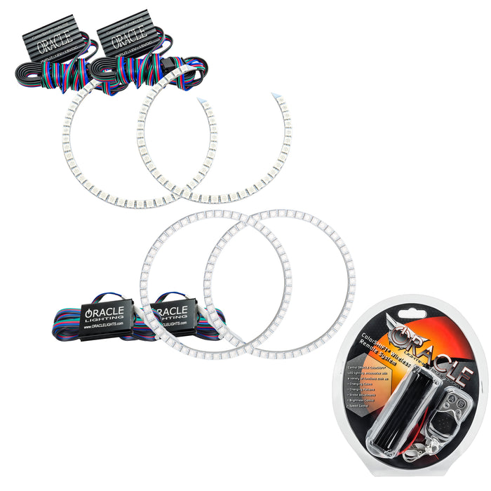 ORACLE 2008-2015 Nissan Armada LED Headlight Halo Kit - ColorSHIFT - with RF Controller