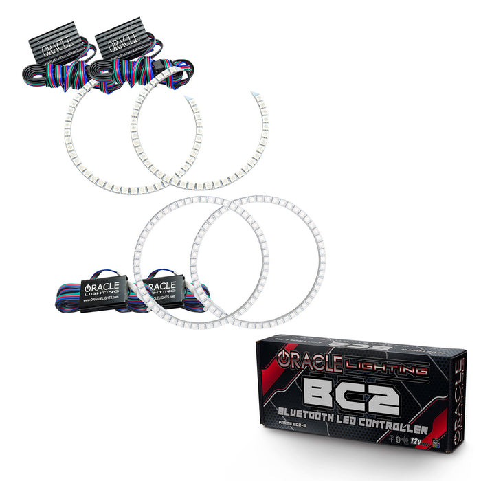 ORACLE 2008-2015 Nissan Armada LED Headlight Halo Kit - ColorSHIFT - with BC2 Controller