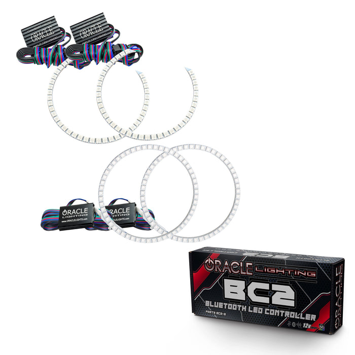 ORACLE 2004-2007 Nissan Titan LED Headlight Halo Kit - ColorSHIFT - with BC2 Controller