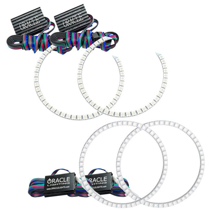 ORACLE 2008-2015 Nissan Titan LED Headlight Halo Kit - ColorSHIFT - with No Controller