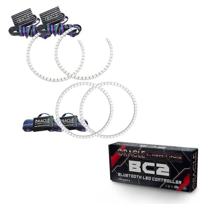 ORACLE 2008-2015 Nissan Titan LED Headlight Halo Kit - ColorSHIFT - with BC2 Controller