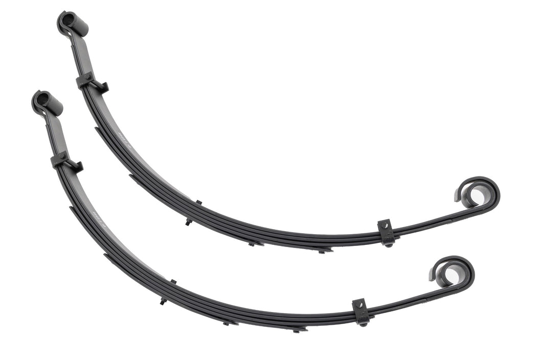 Rough Country Front Leaf Springs, 6" Lift, Pair, Jeep Wrangler YJ 4WD (1987-1995)