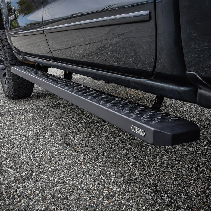 Westin Grate Steps Running Boards | Textured Black | 86 Inch | P/N 27-74755, view 9