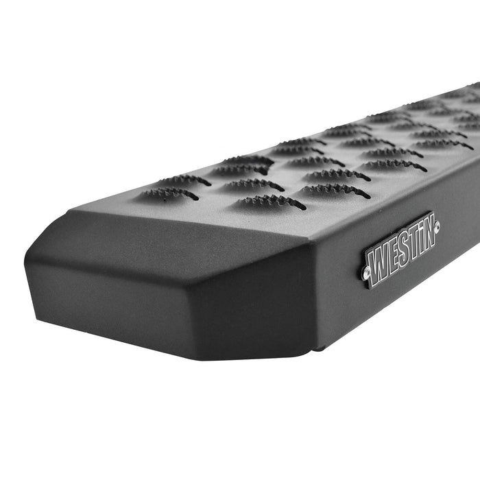 Westin Grate Steps Running Boards | Textured Black | 86 Inch | P/N 27-74755, view 3
