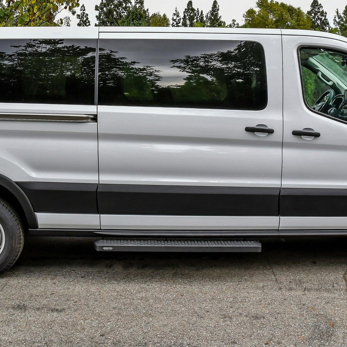 Westin Grate Steps Running Boards | Textured Black | Single 54 Inch Passenger Sliding Door | P/N 27-80015, view 9