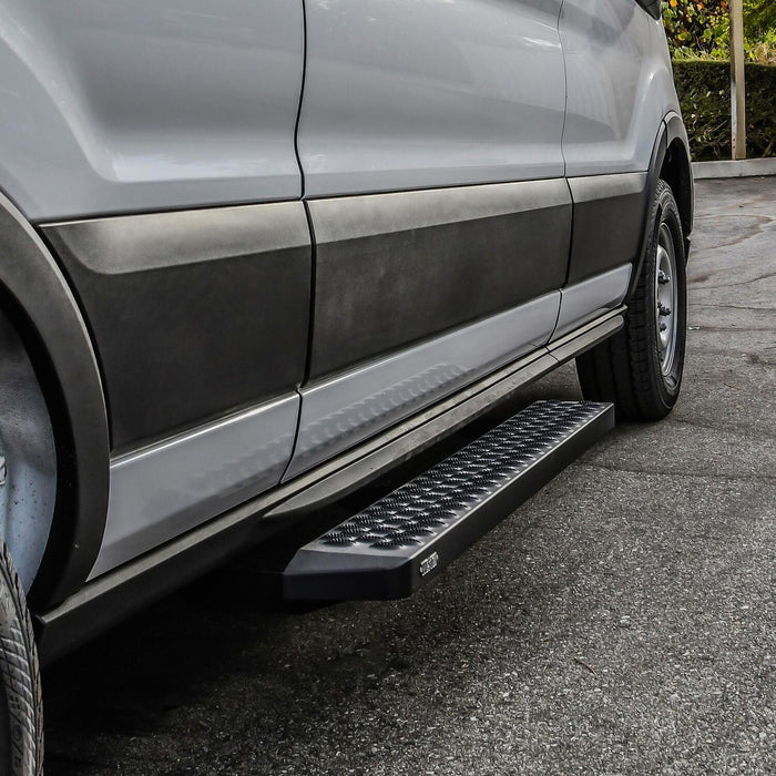Westin Grate Steps Running Boards | Textured Black | Single 54 Inch Passenger Sliding Door | P/N 27-80015, view 7