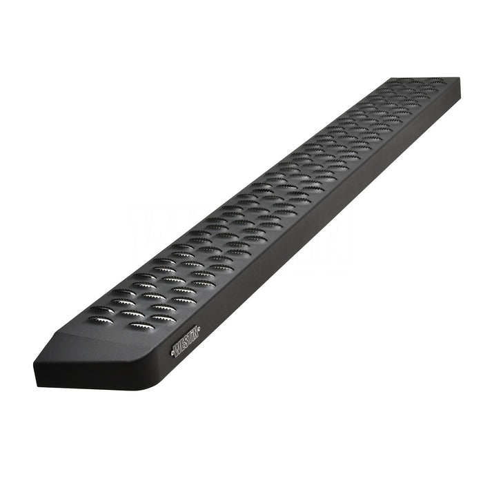 Westin Grate Steps Running Boards | Textured Black | Single 54 Inch Passenger Sliding | P/N 27-81015