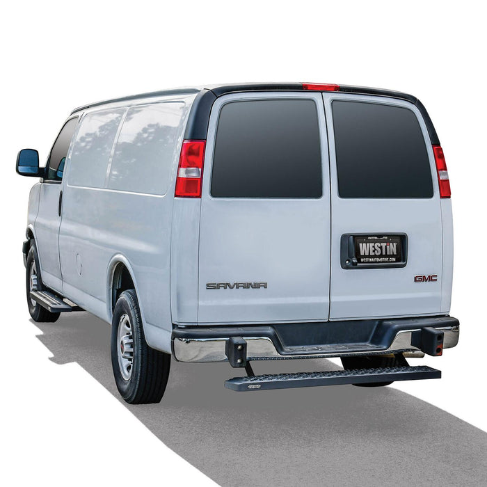 Westin Grate Steps Running Boards | Textured Black | Single 54 Inch Passenger Sliding | P/N 27-81015, view 4