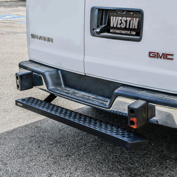 Westin Grate Steps Running Boards | Textured Black | Single 54 Inch Passenger Sliding | P/N 27-81015, view 5