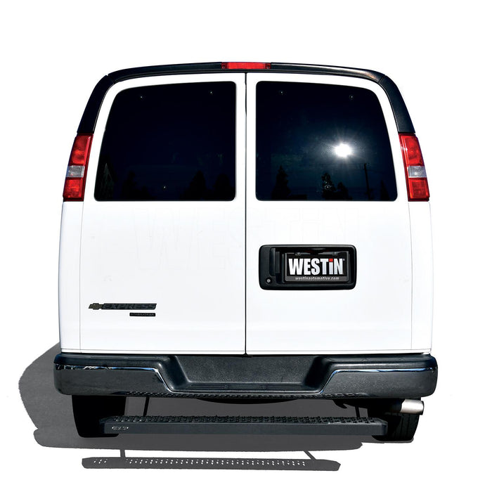 Westin Grate Steps Running Boards | Textured Black | Single 54 Inch Passenger Sliding | P/N 27-81015, view 8